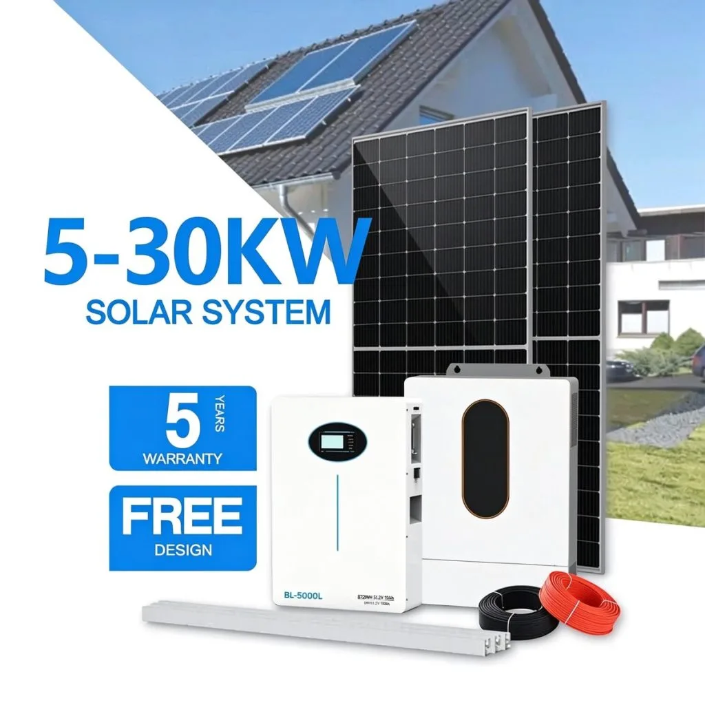 Sistema Solar Integrado para Hogar y Exterior (5-50kW)